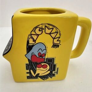 Official Pac Man Arcade Machine Shaped Mug Retro Tea Coffee Cup Pen Holder NEW
